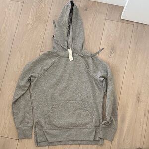 Heather Gray Pullover Hoodie S (4-6)